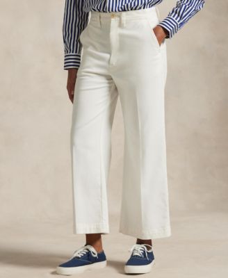 Women's Chino Wide-Leg Pants