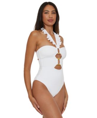 Women's Buckle-Up Convertible One-Piece Swimsuit