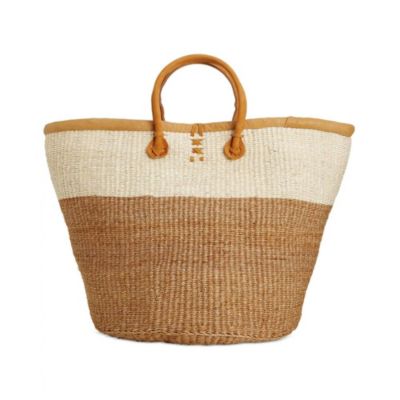 Earth Life Handwoven Sisal Straw Basket Tote