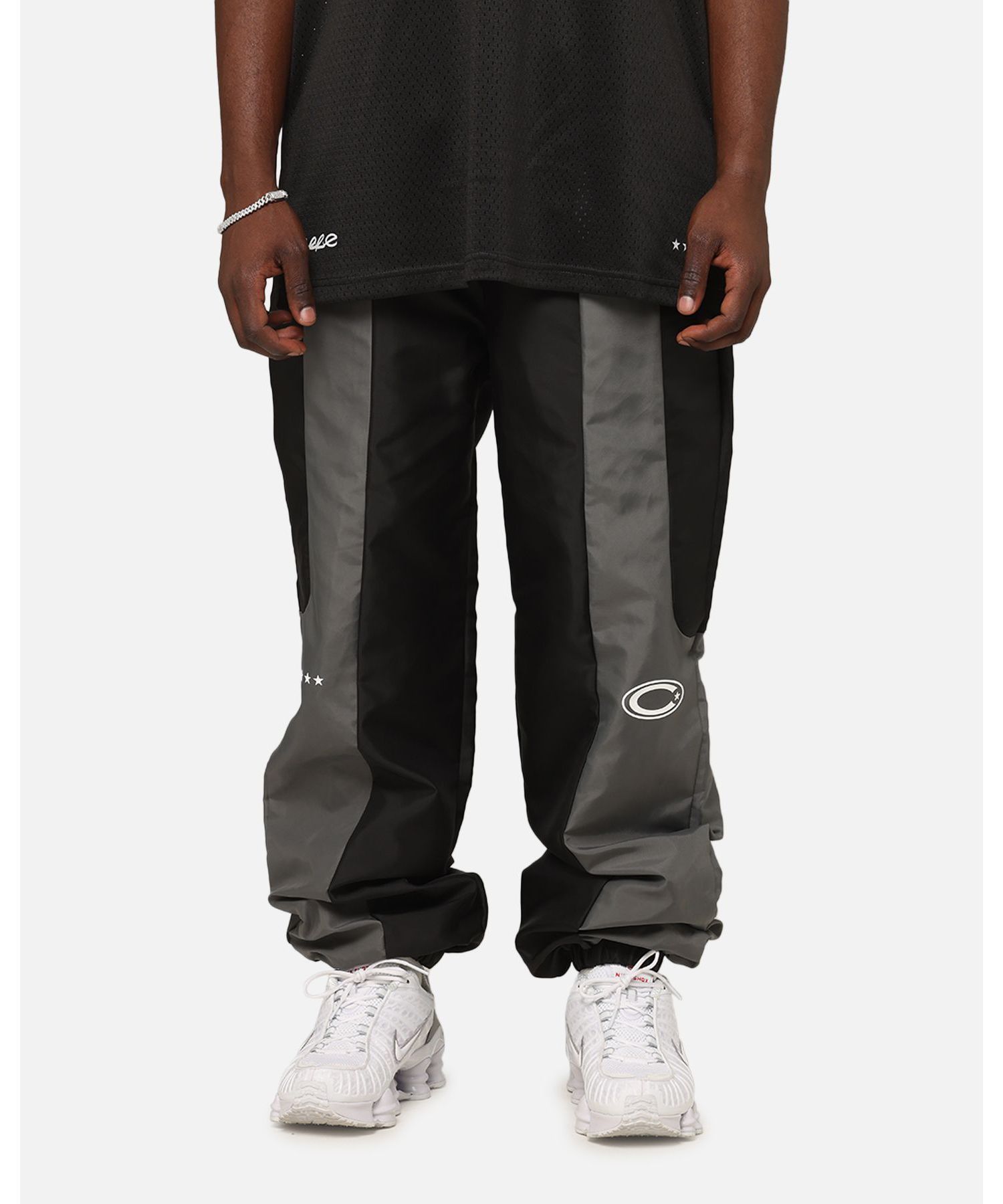 Men's Empire Panelled Trackpant- Grey, M