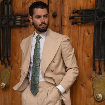 Big & Tall Pavia - Silk Jacquard Tie for Men