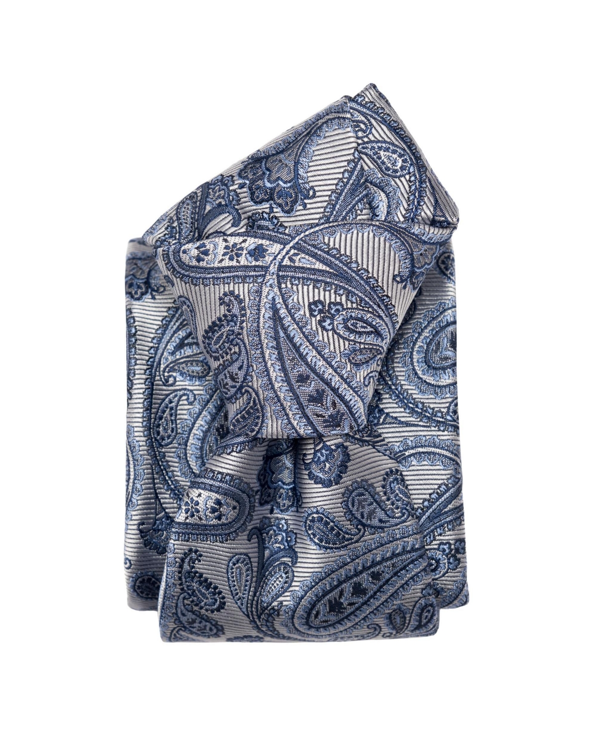 Big & Tall Palermo - Silk Jacquard Tie for Men - Brown