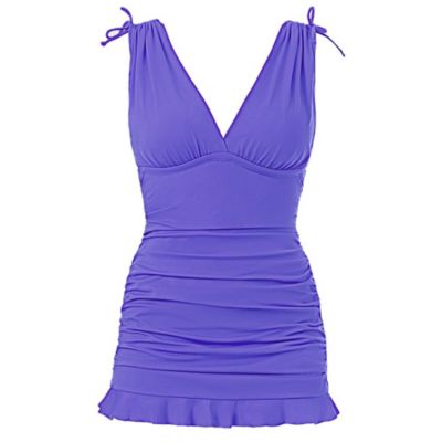 Women's Adjustable Ruched Swimdress