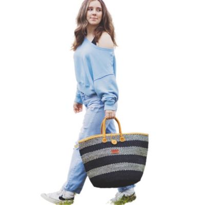 Balance Flow Handmade Sisal Straw Basket Tote