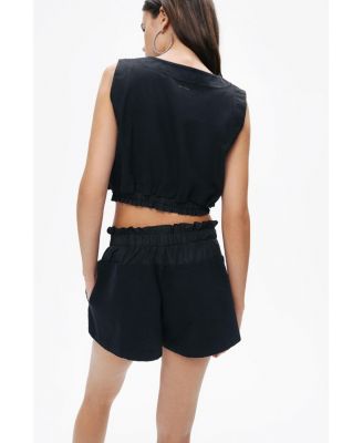 Women's Mini Shorts with Printed Details