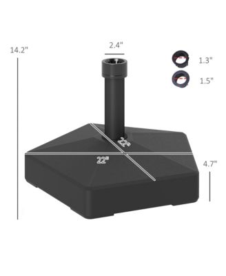 Patio Umbrella Base Umbrella Sd, /Water Filled,