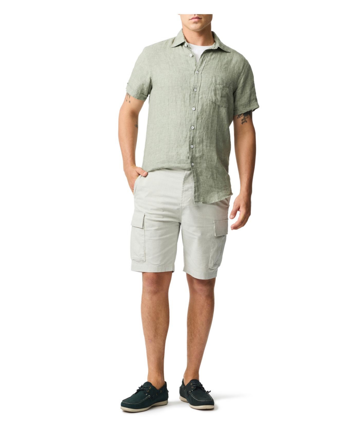 Rodd & Gunn Palm Beach Sports Fit Shirt In Green