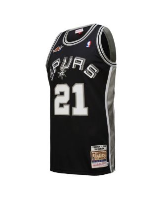 Men's Tim Duncan Black San Antonio Spurs 2000 NBA All-Star Game Authentic Jersey