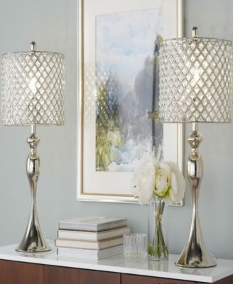 Ashland 27" Metal Table Lamp, Set of 2
