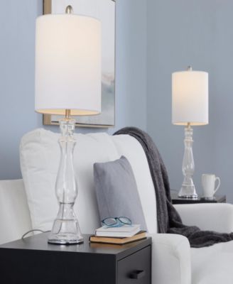Bishop 24" Glass Table Lamp, Set of 2