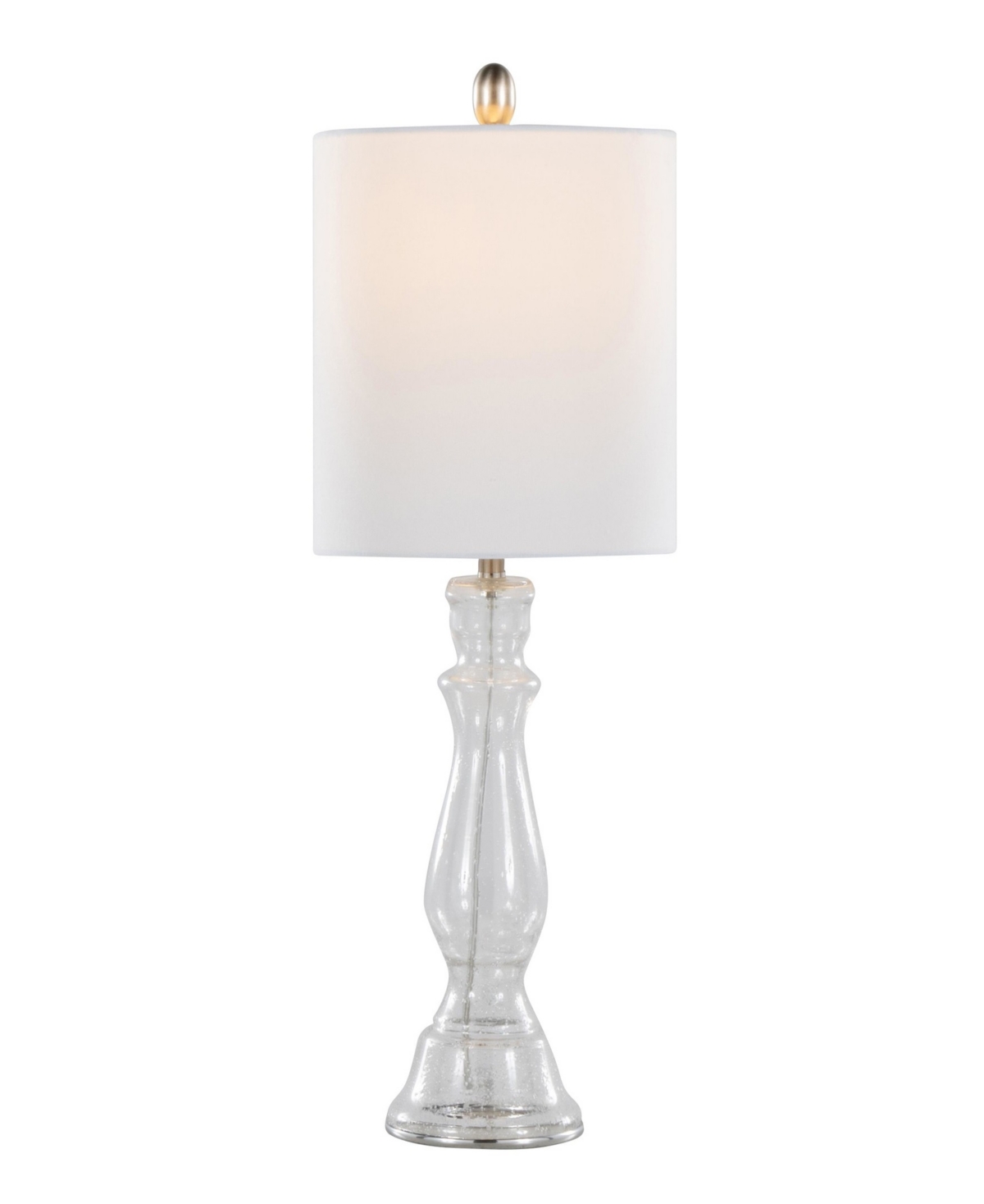 Lumisource Bishop 24" Glass Table Lamp, Set Of 2 In Clear