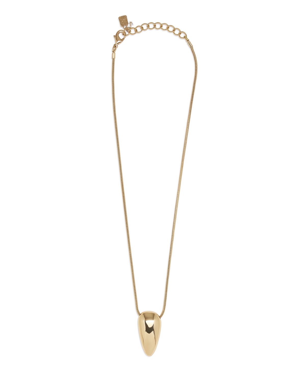 Leaf Pendant Necklace - Gold
