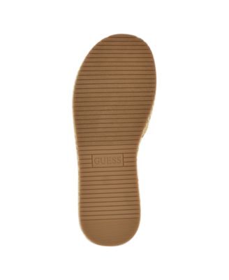 【国内発送】GUESS＊Bintai Platform Slide Wedge Sandals GUESS Bintai Platform Slide Casual Wedge Sandals - Macy's