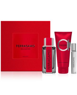クリスマス　Ferragamo2017コフレ Salvatore Ferragamo Men's 3-Pc. Ferragamo Red Leather Eau de