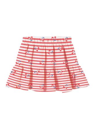 Toddler and Little Girls 2-Piece Minnie Pique Cvc Top and Skirt Set
