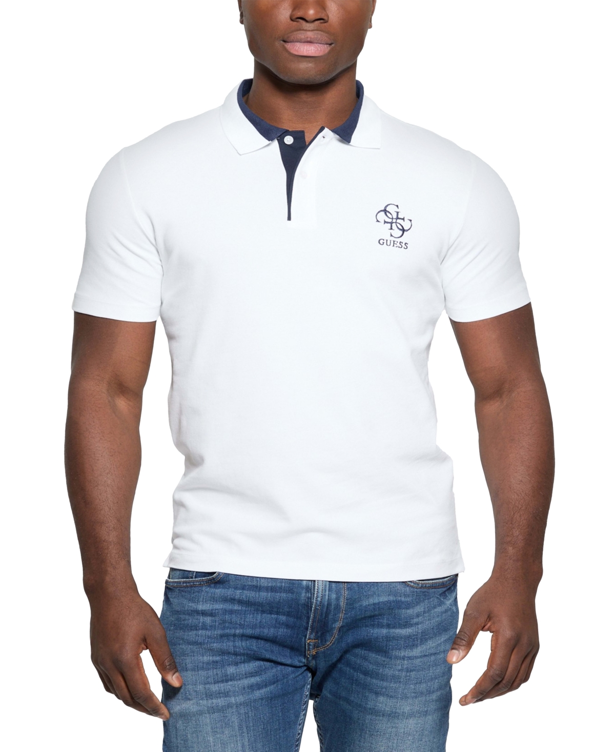 Men's Lyle Slim-Fit Short Sleeve Polo Shirt - Black