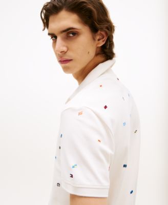 Men's Big & Tall All-Over Flag Polo Shirt