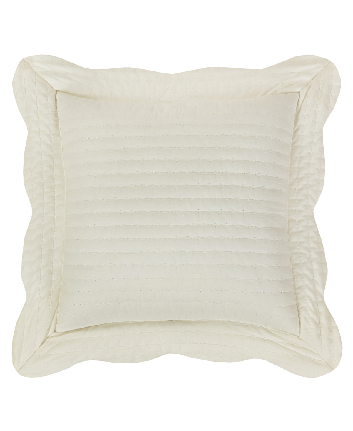 Piper & Wright Amherst Quilted Decorative Pillow, 20" X 20" In Cream