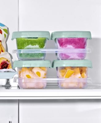 Tot Baby Blocks Freezer 4-Pack Storage Containers
