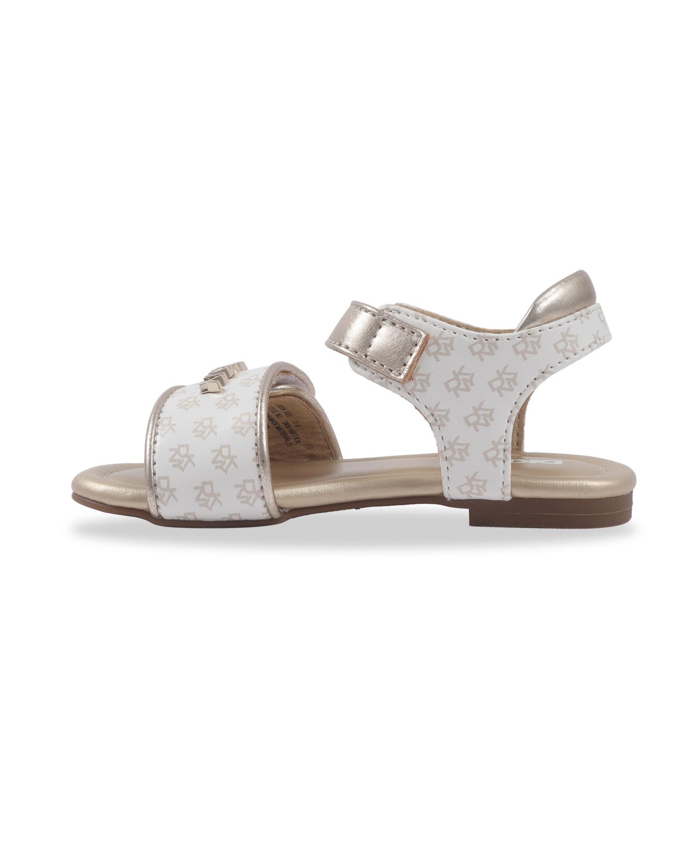 Сандалии DKNY Huston Hollyn Sandal для девочек-малышей, цвет: Слоновая кость — фото 5