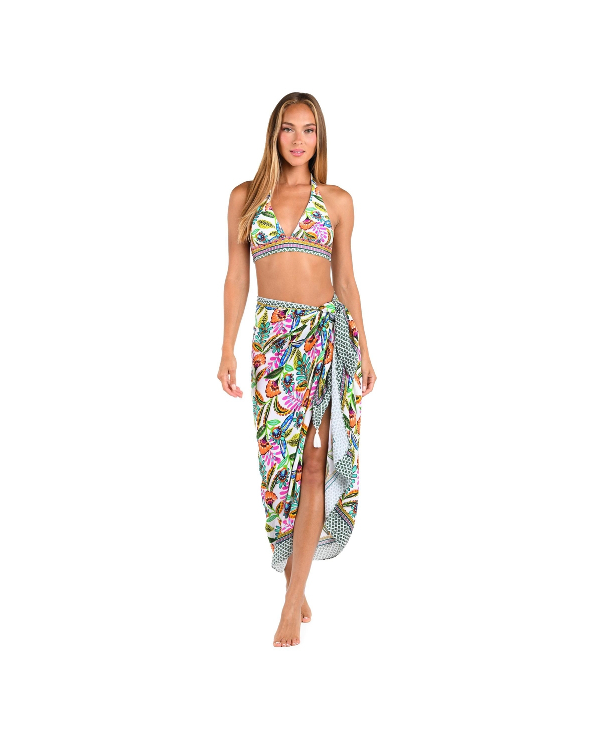 Women's Cover Up Swim Jungle Jive Pareo - Multi