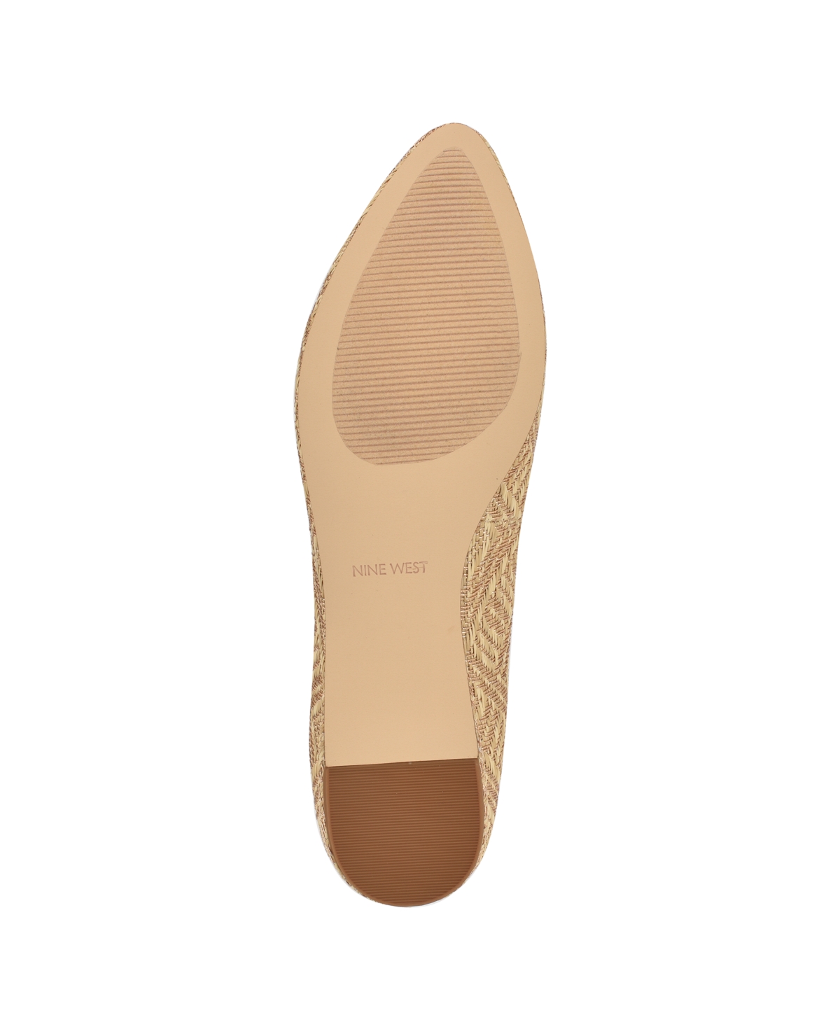 Shop Nine West Women's Speakup Slip-on Flats In Natural,rose Gold Print