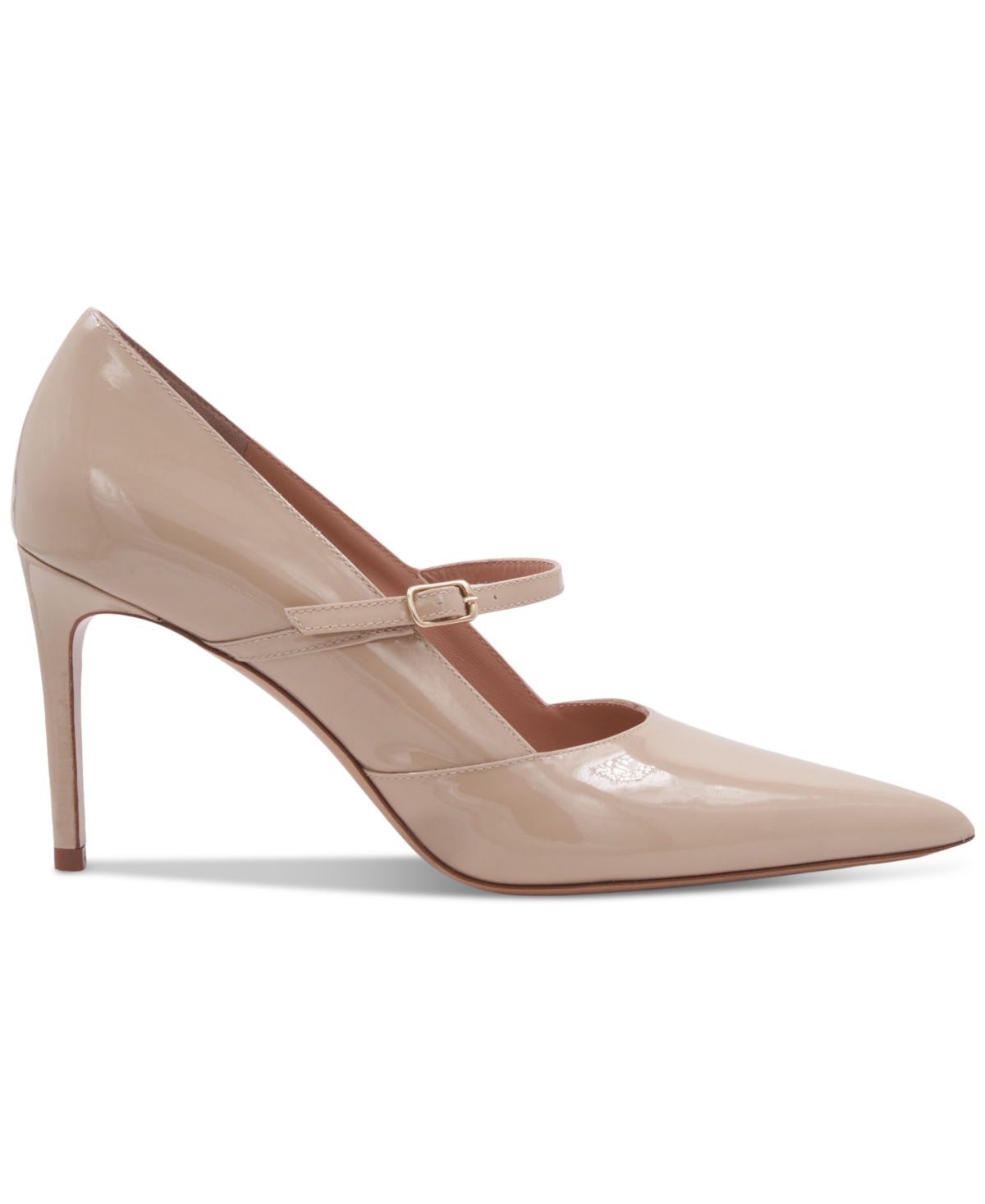Bruno Magli Prima Mary Jane Pump In Sand Patent