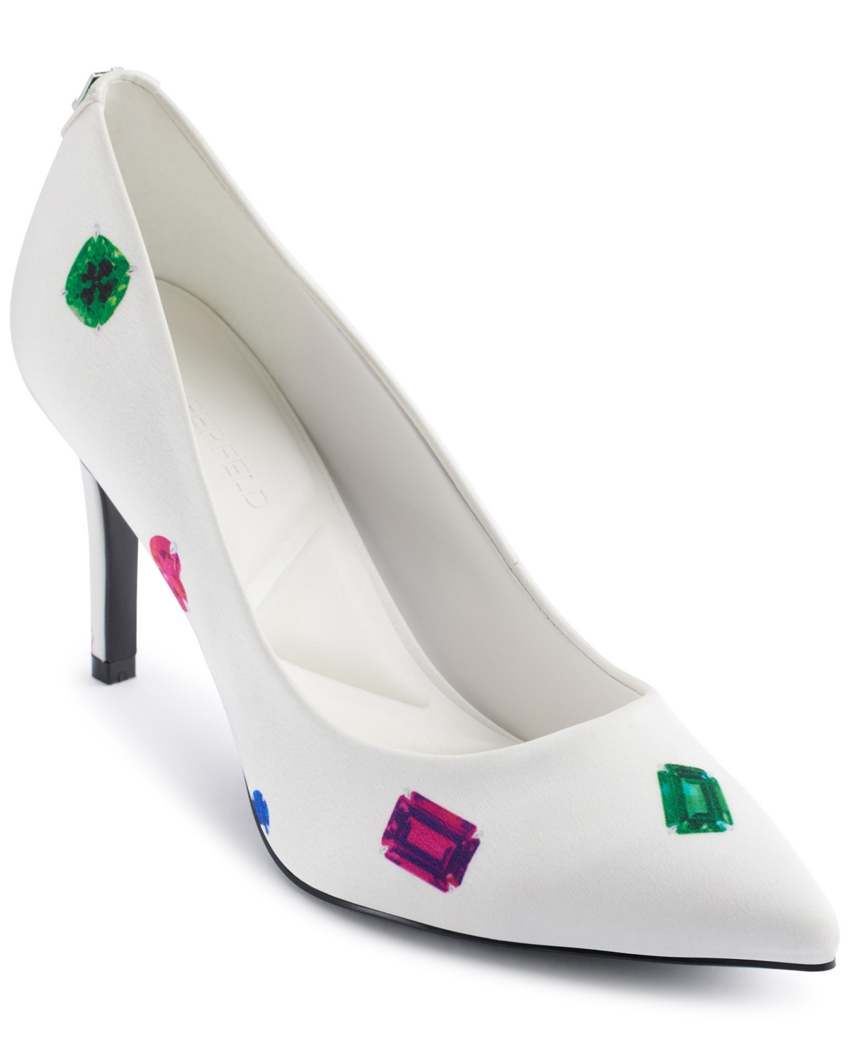 KARL LAGERFELD WOMEN'S ROYALE JEWELS HIGH PUMPS 