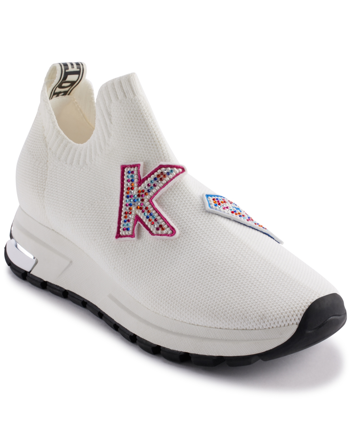 KARL LAGERFELD WOMEN'S MIRREN PATCH SLIP-ON SNEAKERS 
