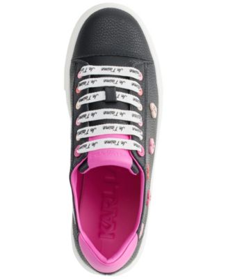 Women's Cate Heart Pins Lace-Up Sneakers