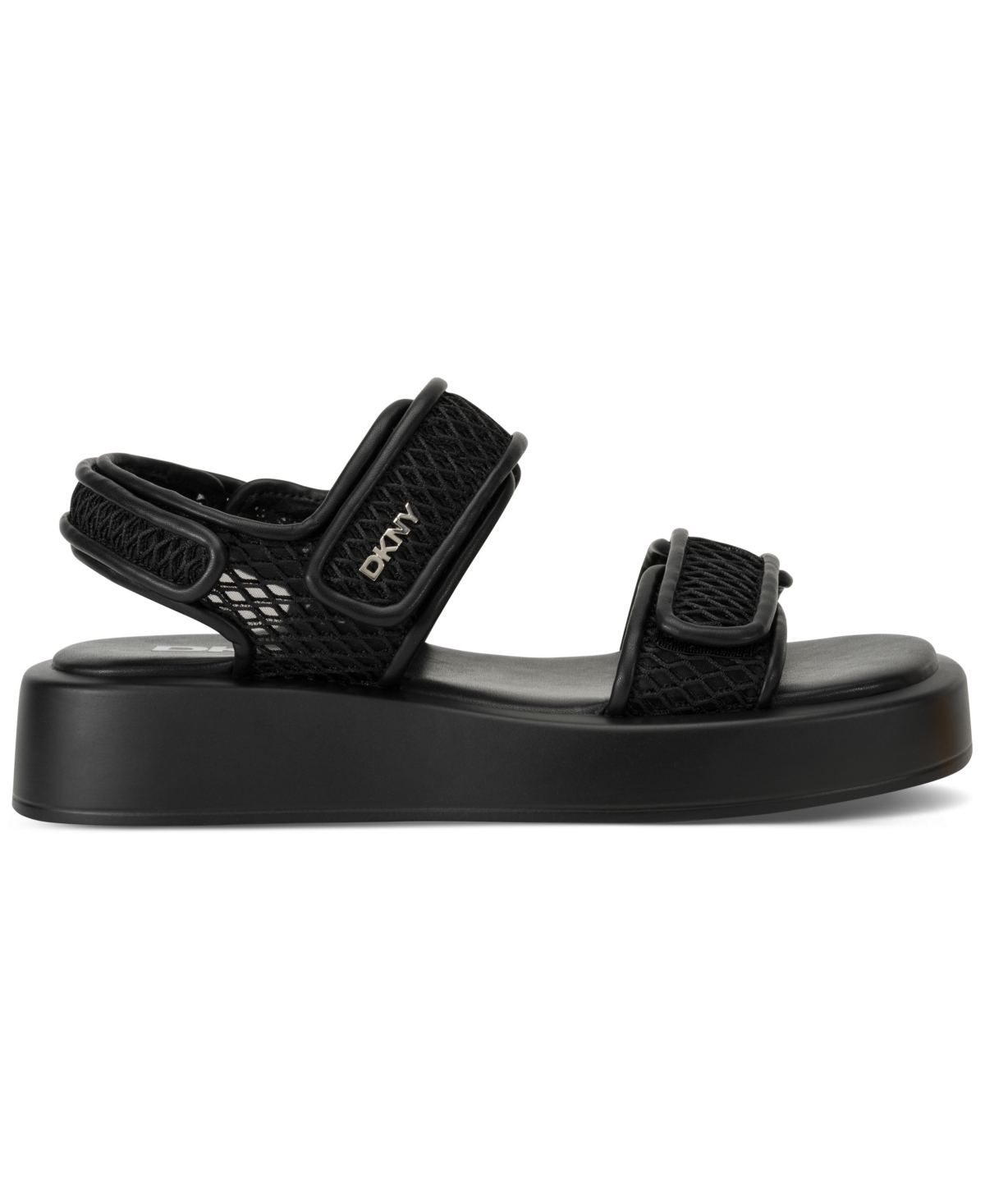 Shop Dkny Women's Owyn Chunky Platform Sandals In Black