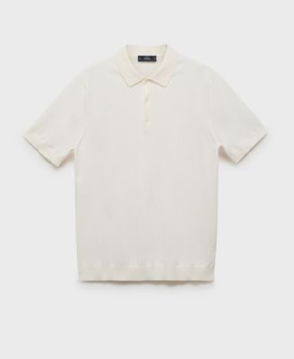 Men's Cotton Fine Knit Polo Shirt