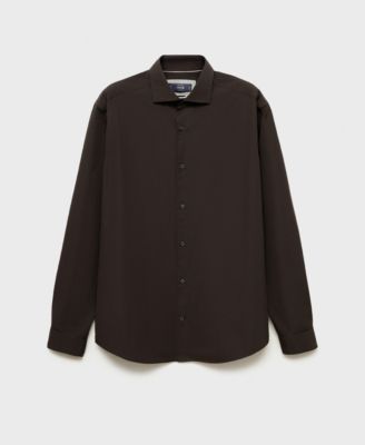 Men's Regular-Fit Cotton Shirt