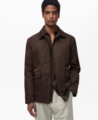 MANGO - Men's Water Repellent Cotton Jacket