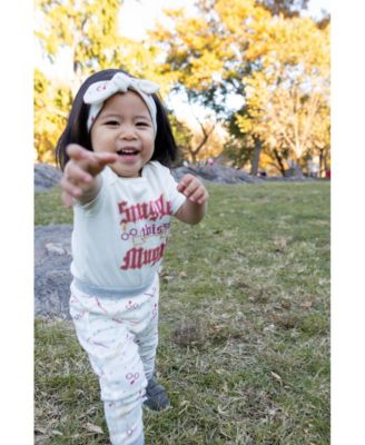 Baby Girls Ravenclaw Slytherin Gryffindor Hufflepuff Bodysuit Pants and Headband Set