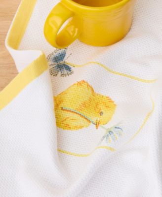 Easter Chick Cotton Kitchen Towel Set, 16" x 28"