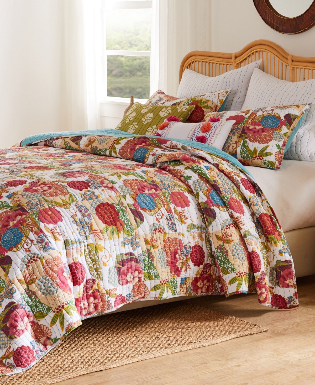Greenland Home Fashions Jewel 2-pc. Quilt Set, Twin In White
