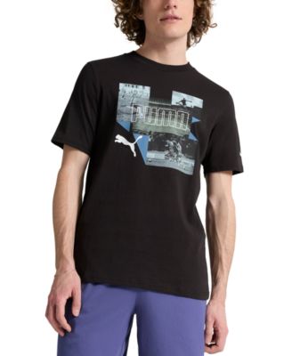 Men's Photo Graphic Logo T-Shirt