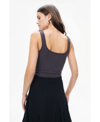 Women's Printed Detail Crop Top