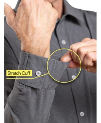 Men's Adaptive Slim-Fit Magnetic Button-Down Shirt