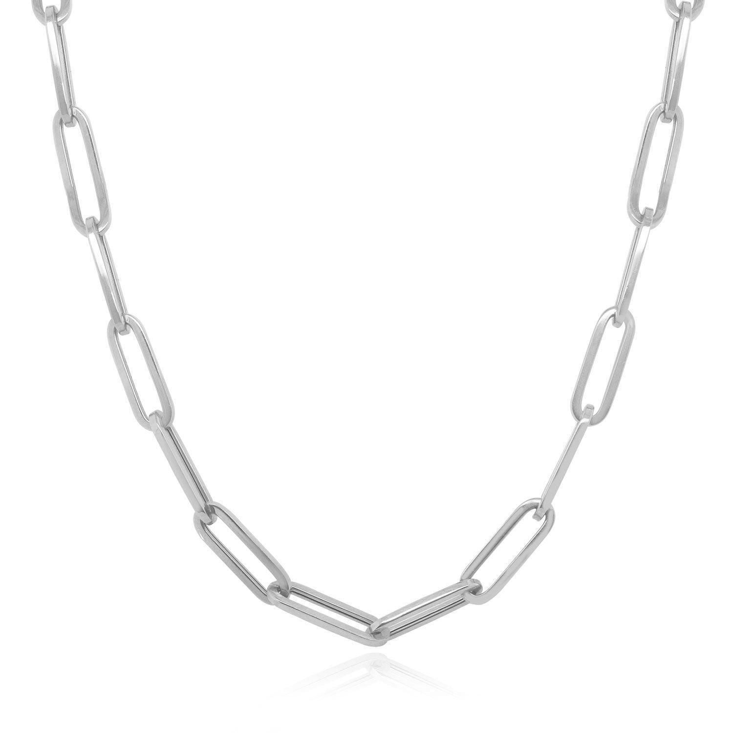 Extra Paperclip Link Chain Necklace