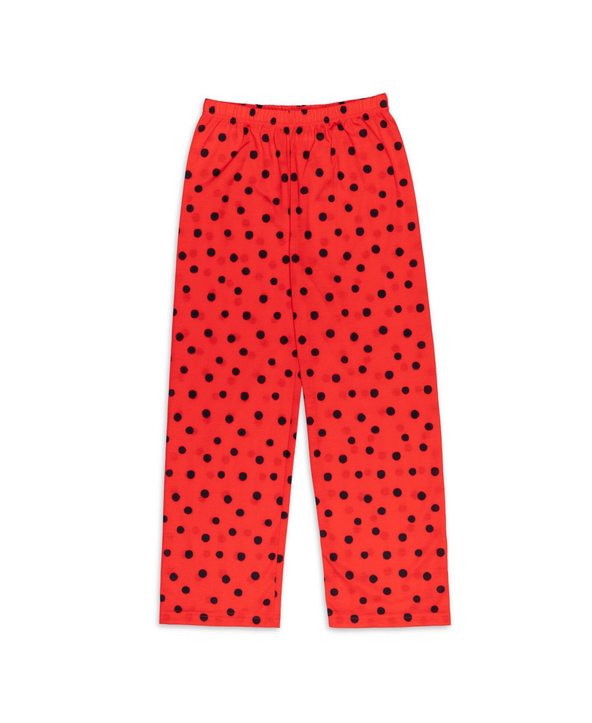 Miraculous Girls Ladybug Pajama Shirt Pants and Matching Doll Outfits 4 Piece Set