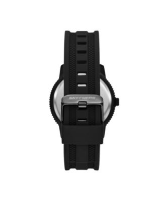 Men's Lachman Three-Hand Date, Black Alloy Watch