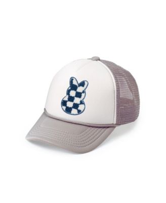 Boys Checkered Bunny Patch Easter Hat
