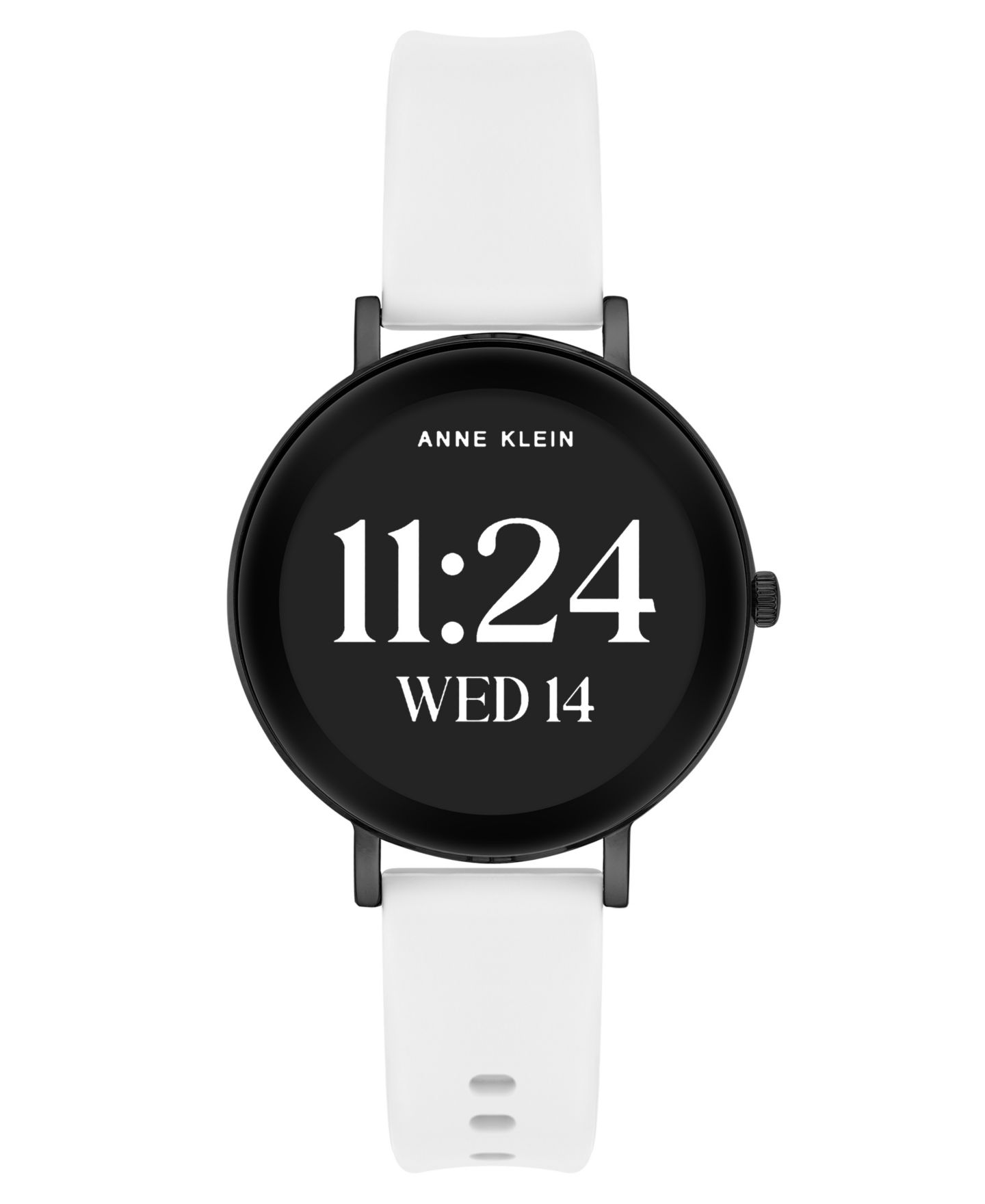 Женские смарт-часы Anne Klein Connect It Prism, золотистый металл, белый силикон, 30 мм — фото 8