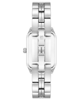 Women's Quartz Mint and Silver-Tone Octagonal Metal Alloy Bracelet Watch, 24mm