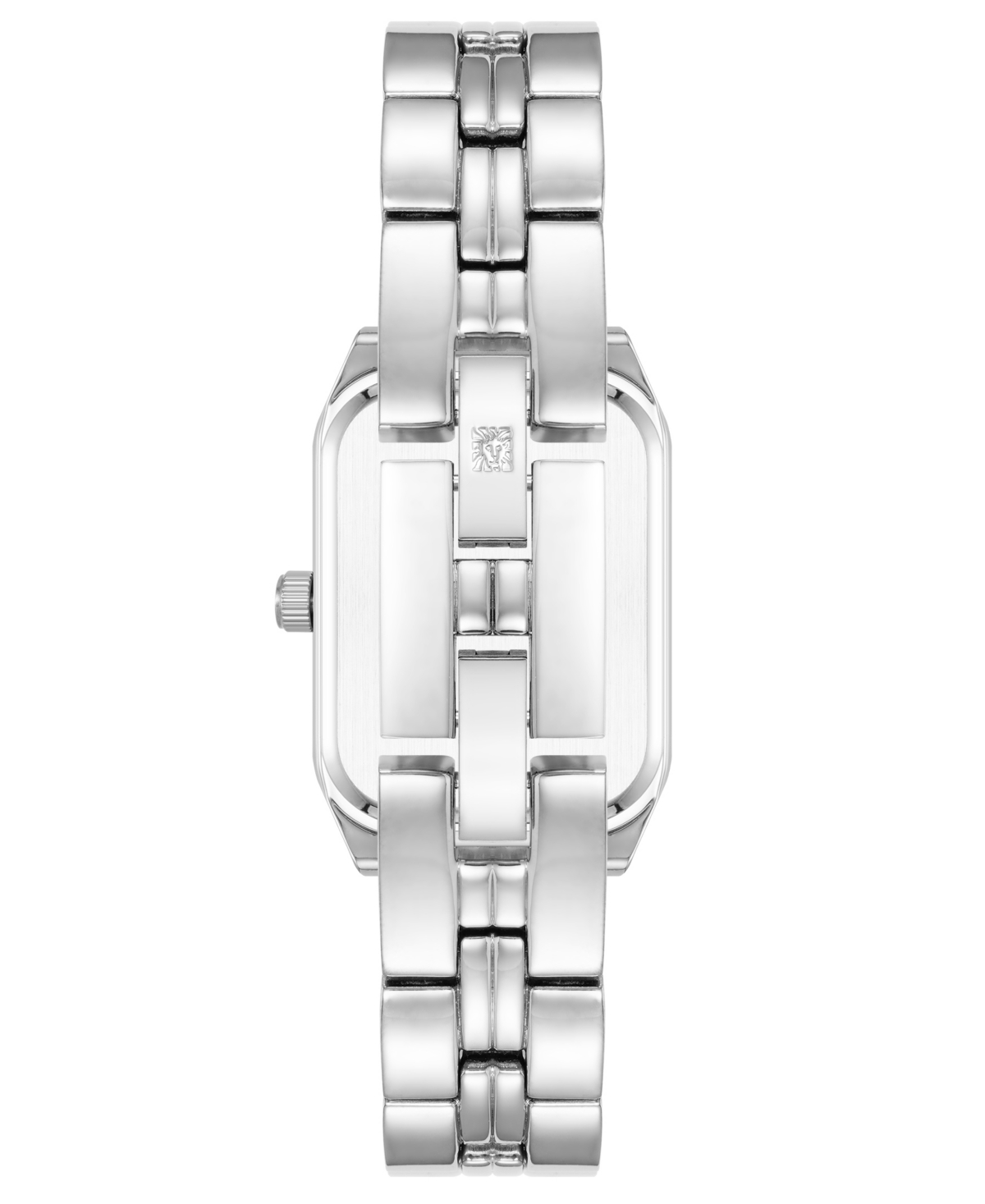 Anne Klein Women's Quartz Mint And Silver-tone Octagonal Metal Alloy Bracelet Watch, 24mm In Silver-tone,mint