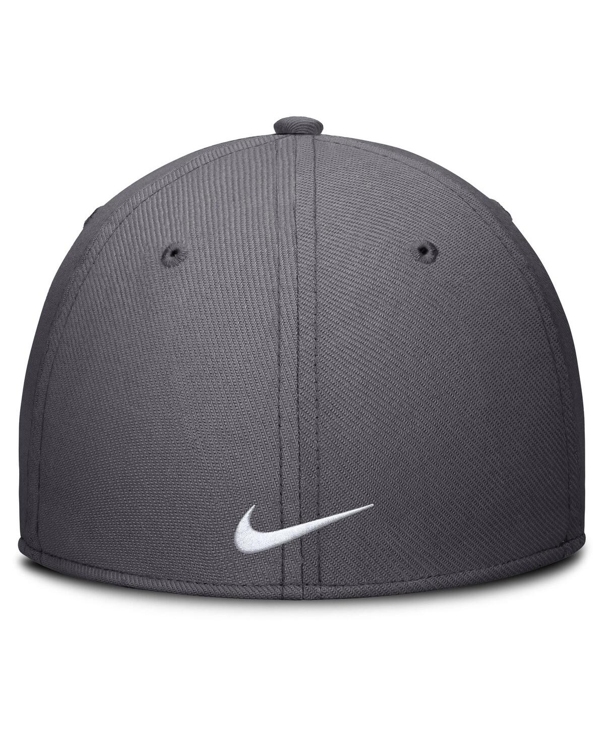 Nike New York Yankees Swoosh  Men's Dri-fit Mlb Hat In Gray