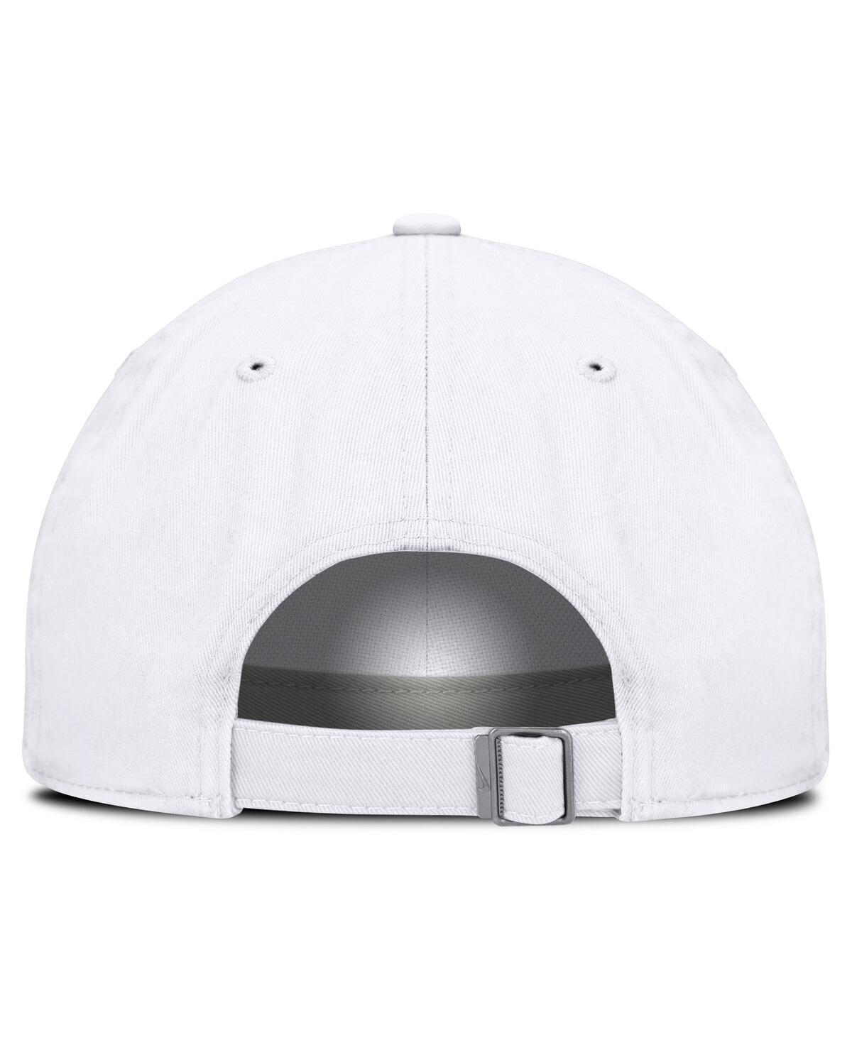 Nike White Kentucky Wildcats Core Club Mascot Wordmark Adjustable Hat In White