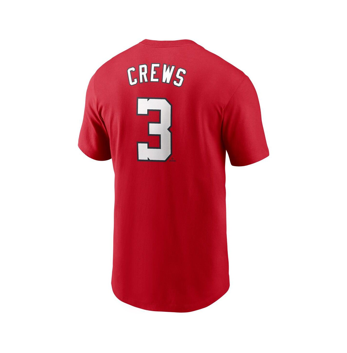 Мужская футболка Nike Dylan Crews Red Washington Nationals Fuse Name & Number — фото 2